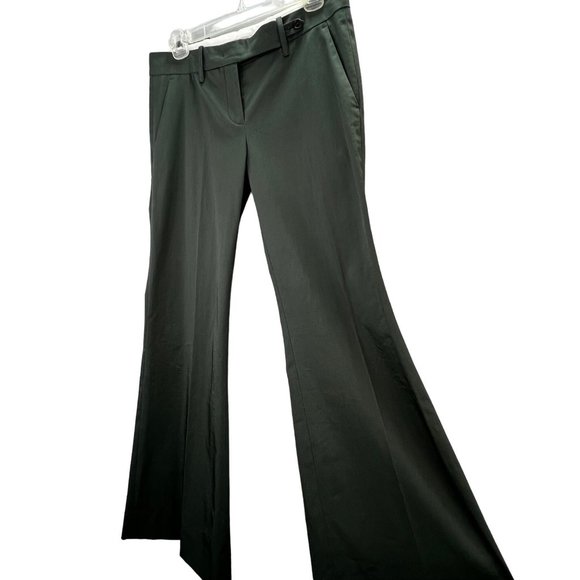 Prada Wide Leg Pants Forest Green size 40 US 4 Women 30 in Waist Trouser Dark - Picture 2 of 8